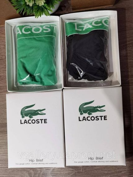 Чоловічі Труси боксери Lacoste труси Лакоста — колір на вибір XXL | Зображення 3