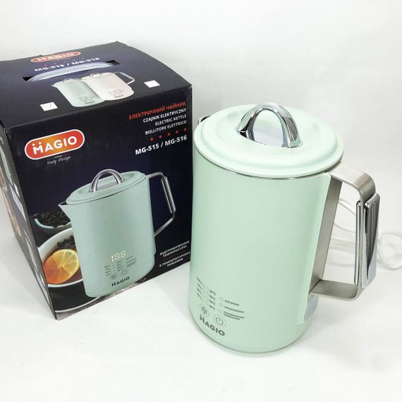 Електрочайник нержавіюча сталь, Чайник для дому зручний, Електрочайник відмінний, Чайник дисковий CS-48 | Зображення 5