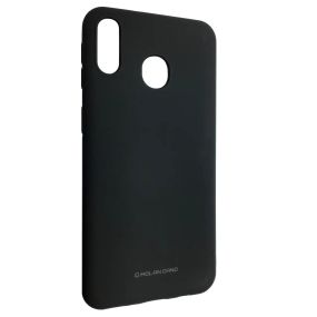 Чохол силіконовий (TPU) SMTT накладка для Samsung Galaxy M20 Black/Чорний