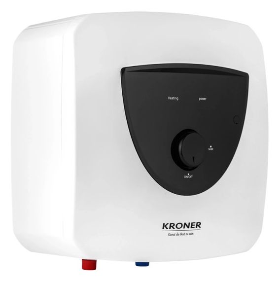 Водонагрівач Kroner Small K10SA1.5 1500 Вт, "мокрий" ТЕН, 10 л, квадратний, вертикальний, над мийкою, білий (CV034583) | Зображення 6