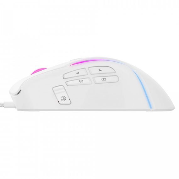 Проводная игровая мышь с 9 программируемыми кнопками HAVIT HV-MS1033 8000 DPI  USB White | Зображення 3