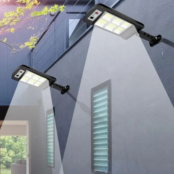 Ліхтар прожектор вуличний на сонячній батареї з датчиком руху Solar Induction street lamp TV000867 | Зображення 1
