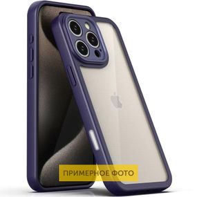 TPU чехол Transparent + Colour 1,5mm для Apple iPhone 16 (6.1")