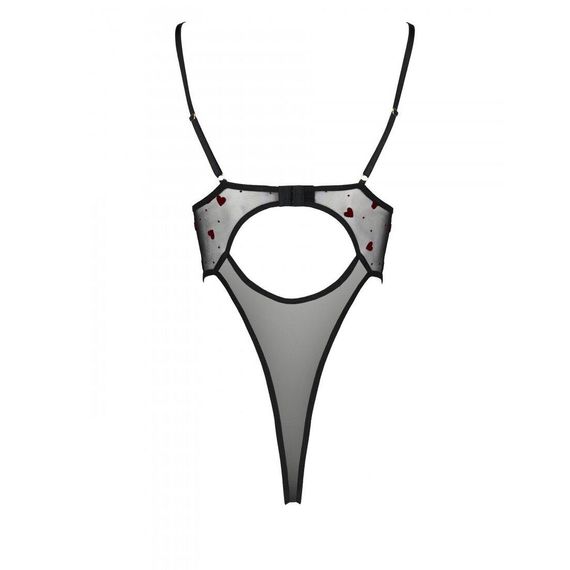 Еротичний боді з малюнком Passion LOVELIA BODY XXL/XXXL, black | Зображення 5