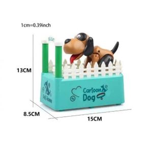 Сейф копилка Собака поедающая монеты Choken-Bako Голубая