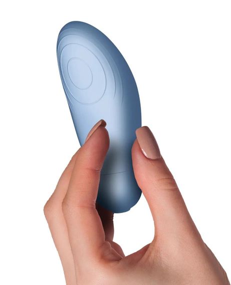 Кліторальний вібратор SugarBoo Blue Bae, працює від батарейок (у комплекті) Sex Aura | Зображення 3