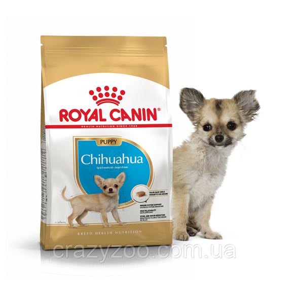 Сухой полнорационный корм Royal Canin Chihuahua Puppy от 2 до 8 месяцев 1.5 кг 3182550722544