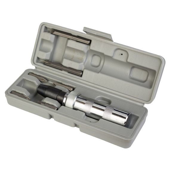 Ударно-поворотна викрутка з бітами CRV Sigma в кейсі + 6 насадок 4004011