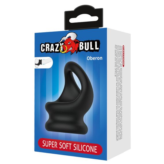 Ерекційне кільце Crazy Bull - Oberon Silicone Cock Ring, BI-210240 Sex Aura | Зображення 6