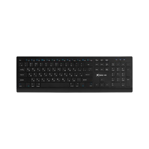 Комплект Xtrike ME MK-208W Wireless UA Black (MK-208WUA) | Зображення 1