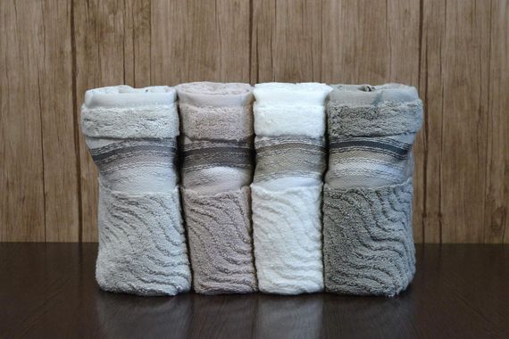 Набор полотенец 70х140 см Pupilla Gokkusagi банные 4 шт. | Зображення 2