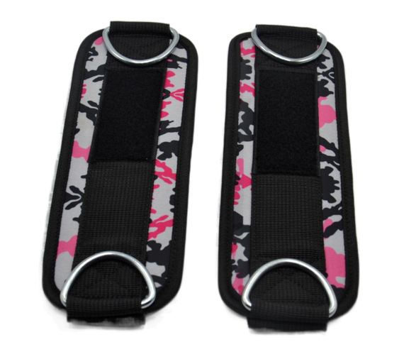 Манжети на щиколотку Павер сістем PS-3470 Ankle Strap Camo Pink/Black | Зображення 7