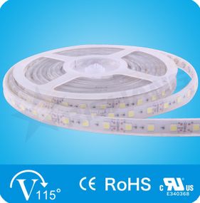 Червона стрічка світлодіодна 14,4W SMD5050 (60 LED/м) (Red) 630nm Waterproof IP68 Premium