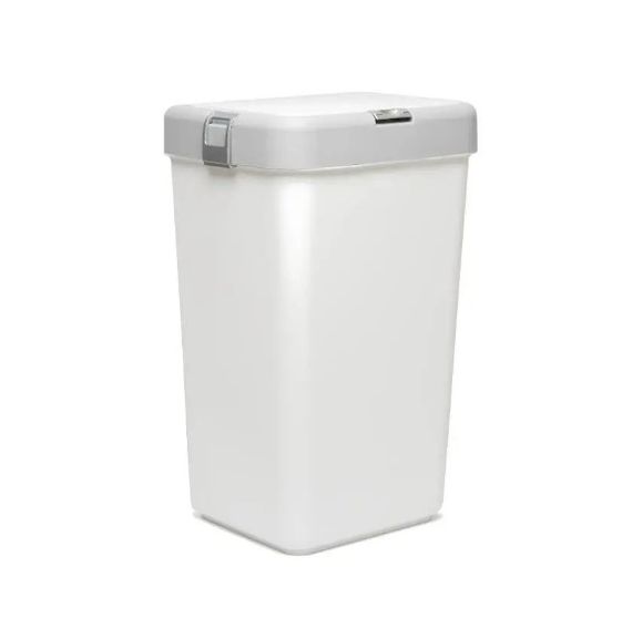 Кошик для білизни Motek білий 40 л (MT-08) | Зображення 1