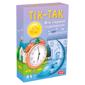 Детская развивающая игра "Тик-Так" 0819 первые часы