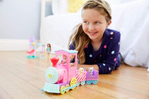 Ігровий набір Челсі та поїзд Barbie | Зображення 1
