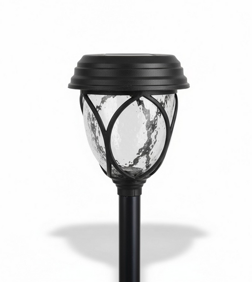 Садові світильники на сонячній батареї Solar Lawn Lamp SB-26 6 шт LED ліхтарі для доріжок та газону Чорний