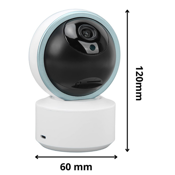 WIFI камера відеоспостереження 6MP, TY305, Біла/Вайфай відеоняня/Поворотна камера 360/IP Камера з керуванням телефоном | Зображення 6