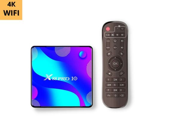 Смарт приставка Медиаплеер стационарный Android TV Box XPRO X88 Pro 4/32 Gb Android 10 (X88 Pro) | Зображення 1