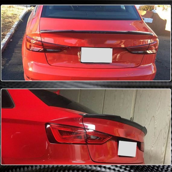 Спойлер V9 (для SD, Карбон) для Ауди A3 2012-2020 рр | Зображення 4