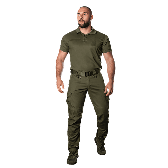 Поло Army ID 2.0 CoolPass Pique LT Олива (8082), M | Зображення 1