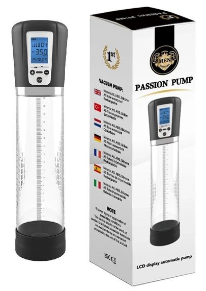 Вакуумна помпа CANWIN Passion Pump P078A для збільшення пеніса та посилення ерекції Sex Aura