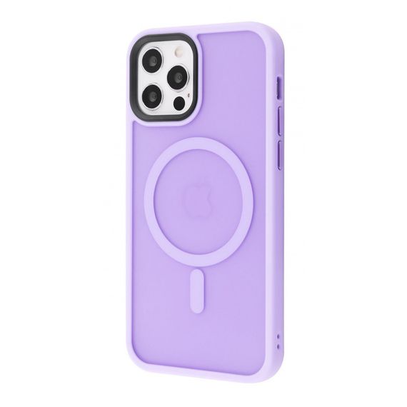Чохол WAVE Matte Insane Case with Magnetic Ring iPhone 12 light purple