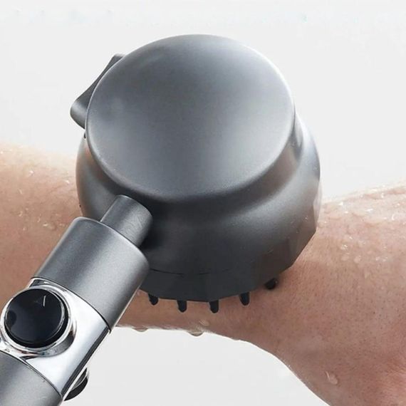 Душова лійка масажна, 3 режими / Насадка для душу / Насадка лійка із силіконовими масажними шипами | Зображення 3