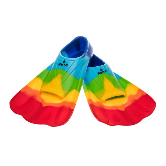 Короткі ласти для тренування в басейні Renvo Criz із закритою п'ятою Різнокольоровий 30-32 (SF120-45 30-32) | Зображення 1