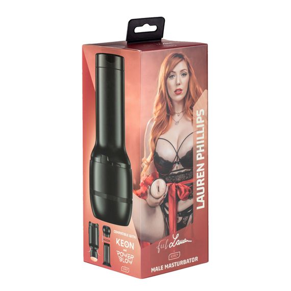 Мастурбатор Kiiroo Feel Lauren Phillips PBC, сумісний з PowerBlow і Keon