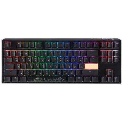 Клавиатура Ducky One 3 TKL Cherry MX Blue RGB UA USB Black (DKON2187ST-CUAPXCLAWSC1)