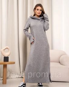Плаття для жінок колір сірий розміри S, M, L, XL FI_009353