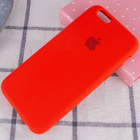 Чехол Silicone Case Full Protective (AA) для Apple iPhone 6/6s (4.7") Красный / Red | Зображення 1