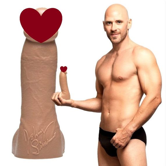 Фалоімітатор з мошонкою, реалістичний Fleshjack Guys JOHNNY SINS DILDO, бежевий, 24.8 х 4.8 см sexstyle