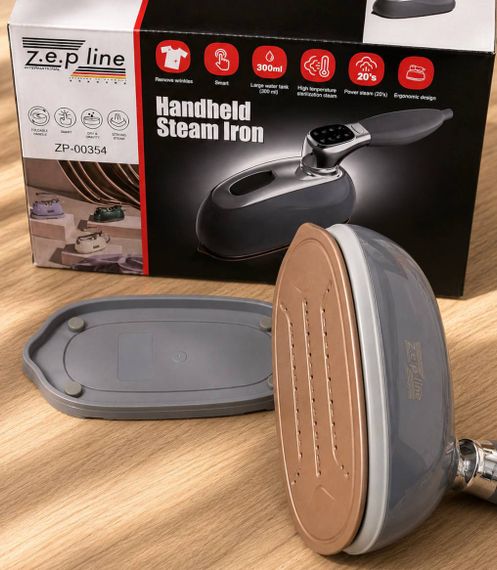 Ручна праска 2000 Вт Zepline / Відпарювач з LED екраном ZP-00354 Сірий | Зображення 1