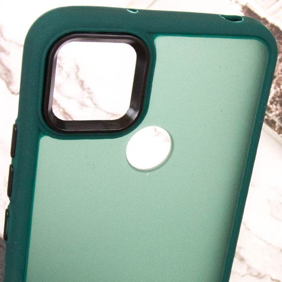 Чехол TPU+PC Lyon Frosted для Xiaomi Redmi 9C Green | Зображення 4