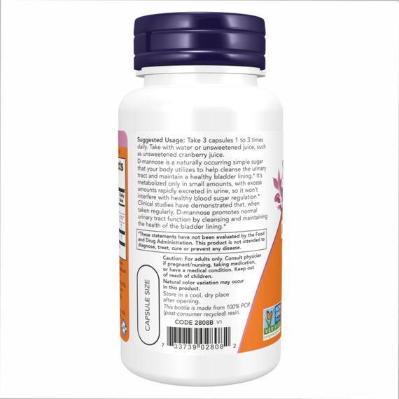 D-Mannose 500 mg - 120 Caps | Зображення 2