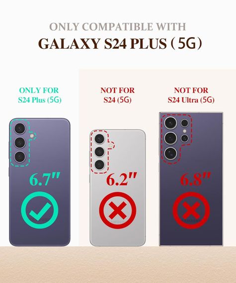 Ударостійкий чохол для телефона S24 Plus 6,7" 2024 (Shweta/бежевий) | Зображення 1