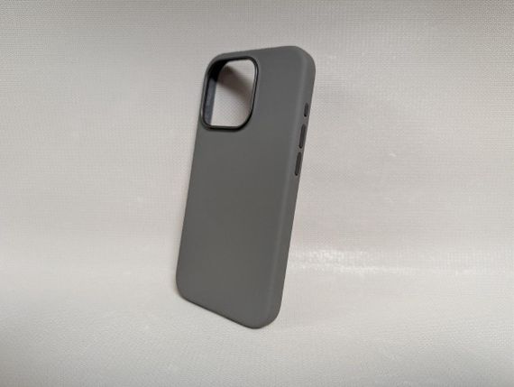 Чохол для iPhone 15 Pro / Айфон 15 Про Proove Soft Touch MagSafe, TPU, матовий, сірий | Зображення 2