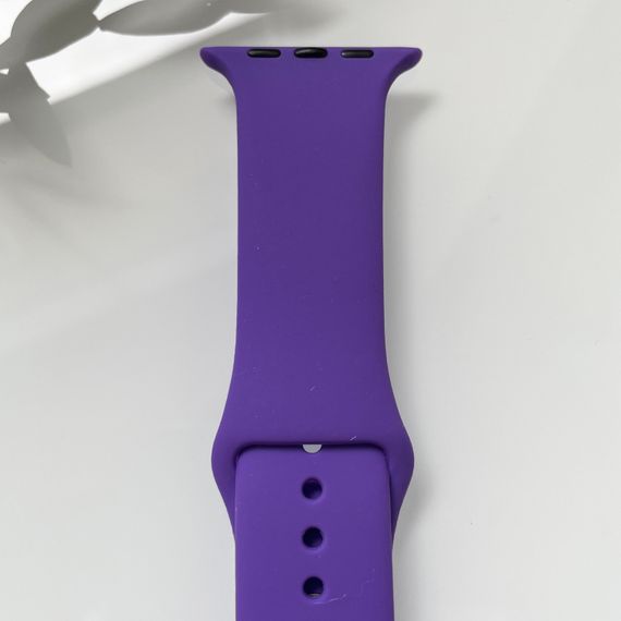 Силіконовий ремінець для розумного годинника Smart Watch 42/44 (Фіолетовий)