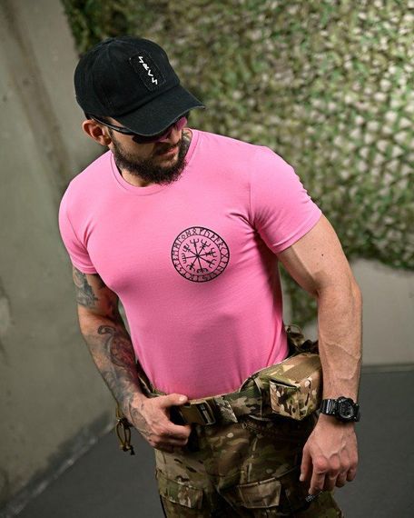 Хлопкова Футболка руни pink ПП7753 | Зображення 3