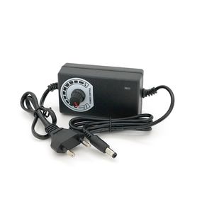 Адаптер живлення LGY-001-2A з регулюванням 3-12V 2A, штекер 5,5*2,5, LED - індикація