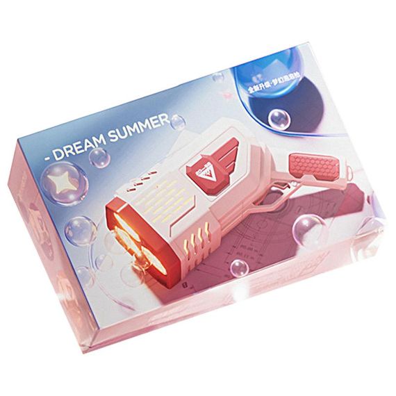 Пистолет с мыльными пузырями SHT 333-16 на 36 отверстий + 2xbottle 150ml Pink | Зображення 3