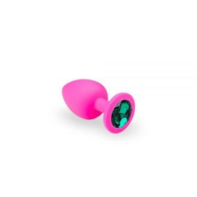 Анальна пробка, Pink Silicone Emerald, M Sex Aura