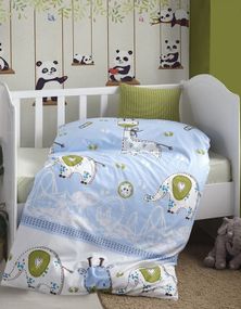 Комплект постільної білизни Belizza  83475 Туреччина Для ліжечка  Бавовна