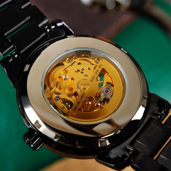 Годинник наручний Awarder 048 Не Забуду Дім Black-Gold Steel | Зображення 7