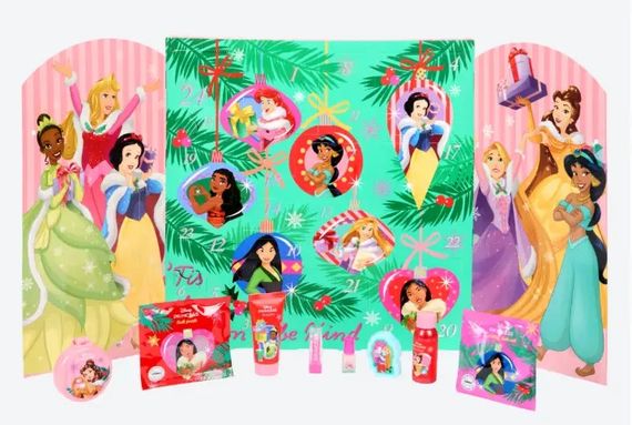 Адвент-календарь Рождественский Disney Princess для девочек с косметикой | Зображення 1