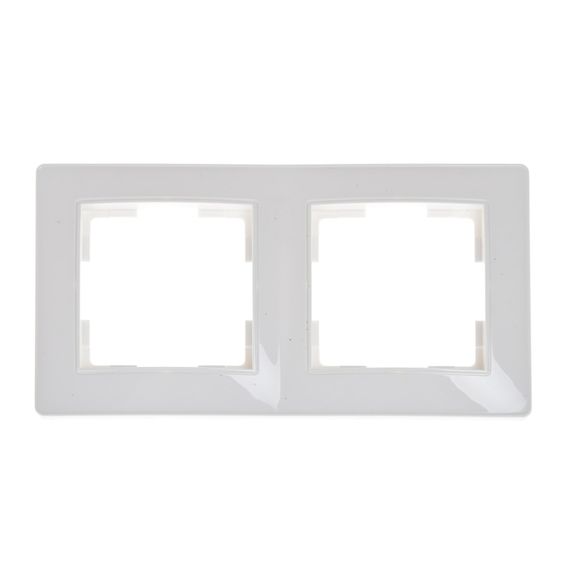 Рамка двойная белая RB-2F/A wh