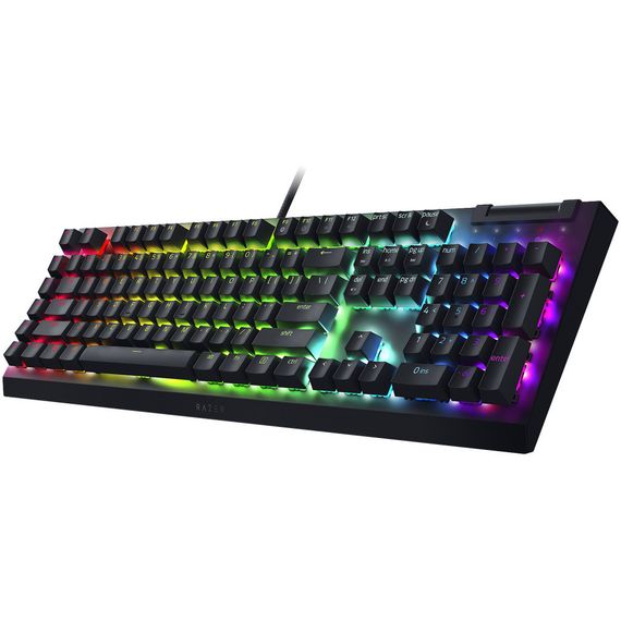 Клавіатура Razer BlackWidow V4 X Yellow Switch USB RU Black (RZ03-04702500-R3R1) | Зображення 2