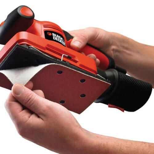 Шлифмашина вибрационная сетевая BLACK+DECKER KA320EKA | Зображення 3